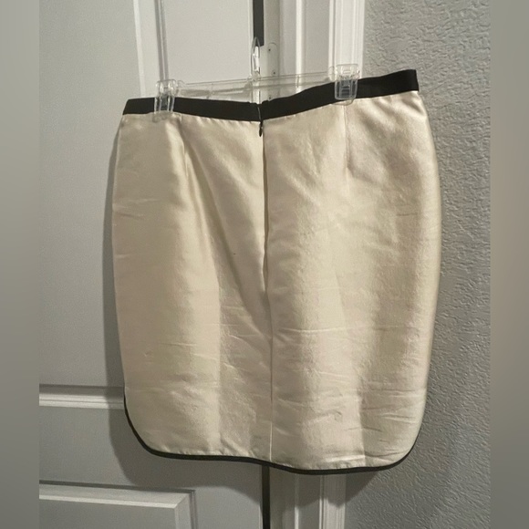 Jcrew Silk cream & black skirt Jenna Lyons era - Picture 3 of 4